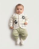 Adorable Newborn Soft Knit 3-Piece Outfit (N#08)