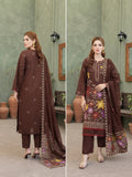 Airjet Fancy Viscose Embroidered Shirt & Bamber Embroidered Dupatta | Alif Vol-551