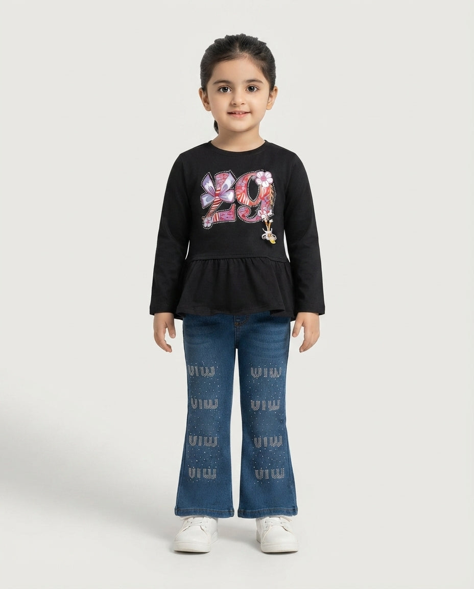 Premium Girls Winter Outfit | G-45 (size 22 to 24)