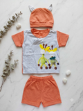 Adorable Newborn Soft Knit 3-Piece Outfit (N#11)