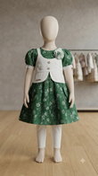 Girls 2 Piece Stitched Frock for 14 August | Sizes 20-26