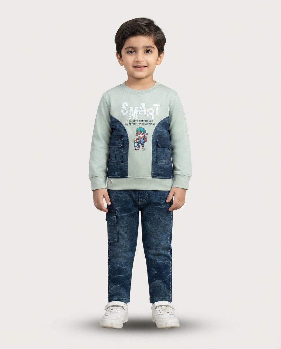 Boys Winter Outfit | W-23 (size 14 to 18)
