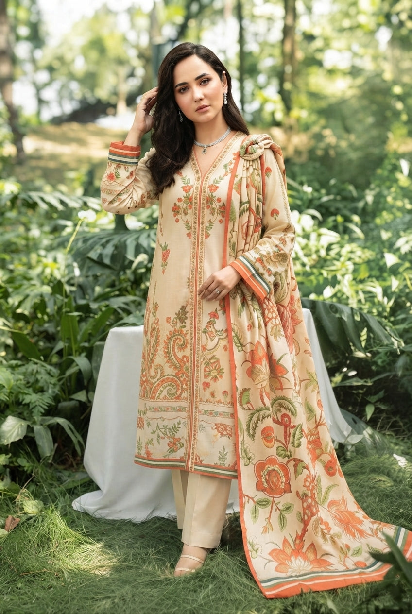 Aks-E-Noor By Fiza Noor - Digital Printed Viscose # 06
