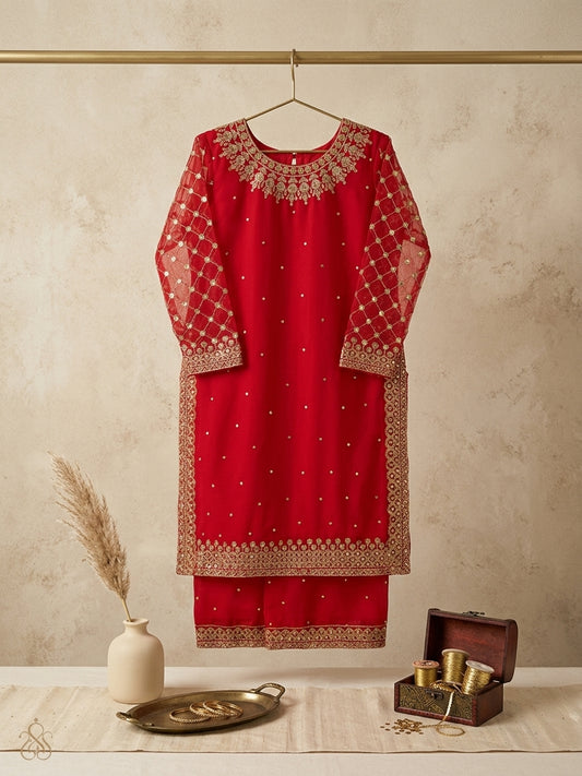 Designer Embroidered Formal Collection | Girls Luxury Festive Wear 3year to 12year