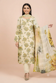 Romania - Premium Printed Lawn 3-Piece Suit (D#02)