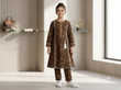 Bin Saeed Girls Printed 2 Piece Stitched Frock Suit | Sizes 6-14 years