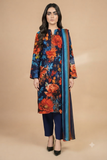 Sequence Embroidered Boring Panel 3-Piece Unstitched Lawn Suit