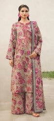 3 Piece Embroidered Linen Suit | L#37