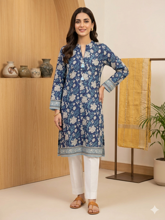 Zellbury Premium Lawn Ready to Wear Shirt 1Pc | S,M,L