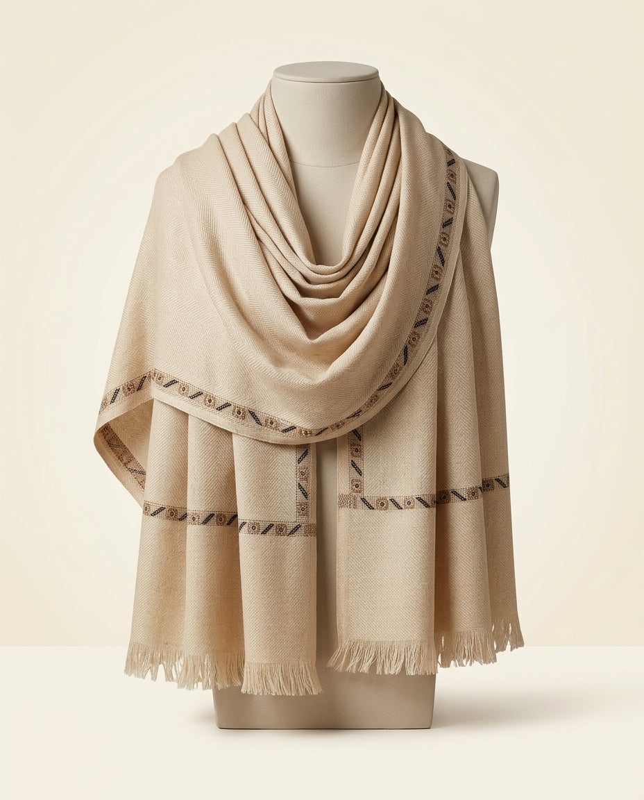 Riwaj Premium Wool Shawl For Men