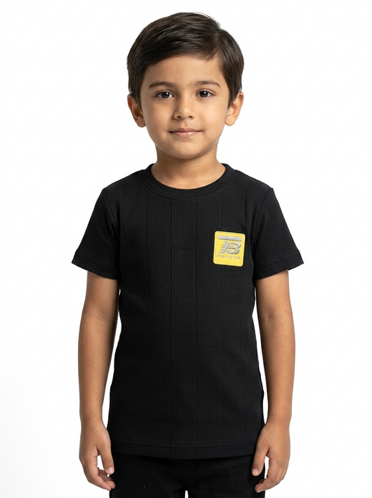 Kids' Designer-Inspired Graphic Crew Neck T-Shirt (2-6 years)