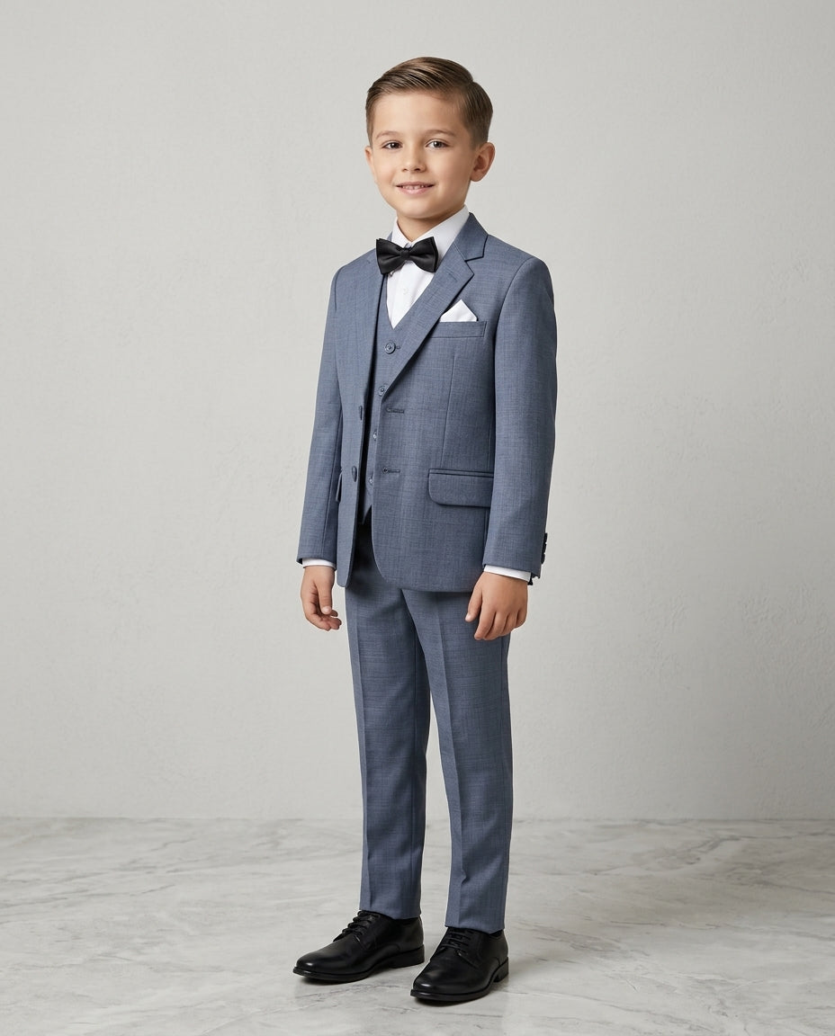 Premium Kids Wedding & Party Wear Formal 3-Piece Pant Coat Suit Set | Size (16 to 24) PC - 12