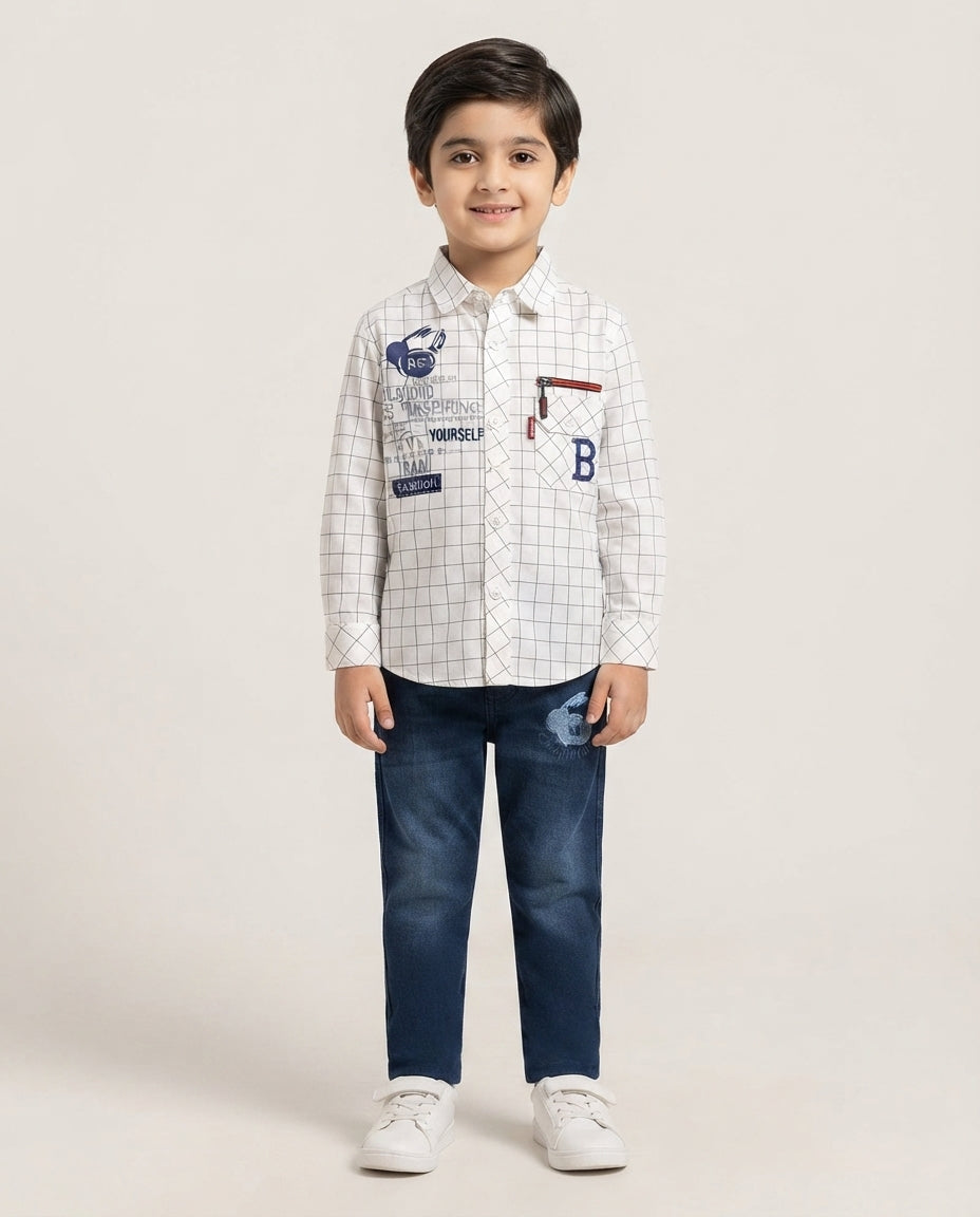 Boys Winter Outfit | W-53 (size 20 to 22)