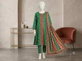 Muznah Printed Lawn Frock Premium Wear | F-10