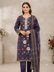 Sequence Embroidered Boring Panel 3-Piece Unstitched Lawn Suit