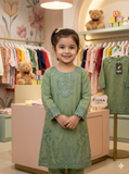 Girls’ Embroidered Kurta Set | K-66 - size 20 to 36