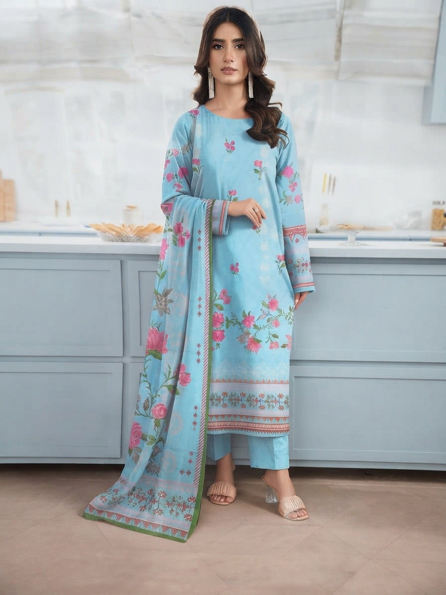 Aks-E-Noor By Fiza Noor - Digital Printed Viscose # 12