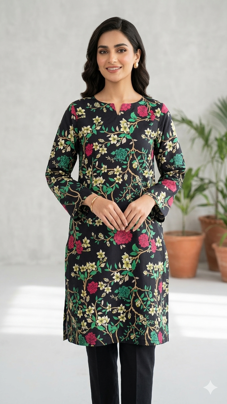 Design 12 Premium Lawn 2 Piece Suit – Summer Collection