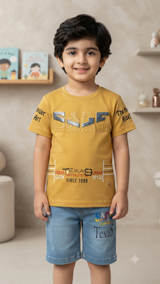 Boys Summer Outfit | (size 1 year to 2 year)