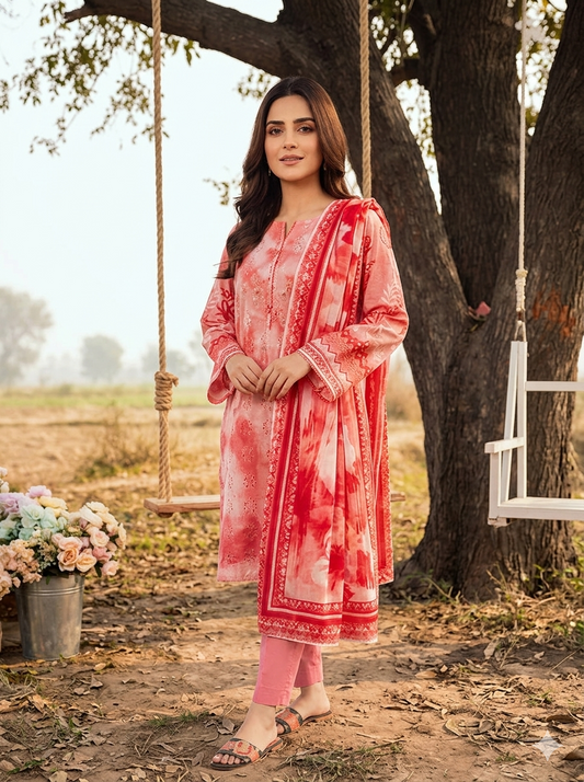 Luxury Chikan Kari Embroidered Lawn - Article NO-14