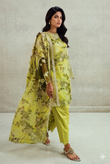 Unstitched 3-Piece Digital Print Lawn Suit B-12