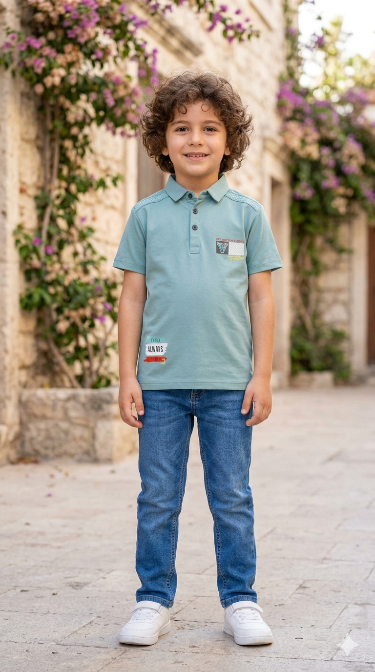 Boys Summer T-Shirt – Trendy & Comfortable | size 22 to 24