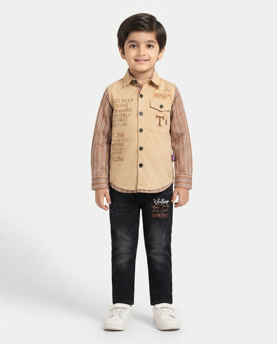 Boys Winter Outfit | W-35 (size 20 to 22)