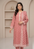MUZNAH 3-PC stitched Printed Lawn  Suit - M-01