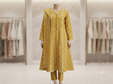 Muznah Printed Lawn Frock Premium Wear | F-25