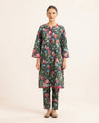 2-Piece Printed Stitched Khaddar Suit k-06