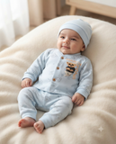 Adorable Newborn Soft Knit 3-Piece Outfit (N#05)