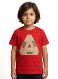 Kids' Designer-Inspired Graphic Crew Neck T-Shirt 3-10 years
