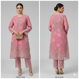 BINT-E-SAEED Luxe: Charming Rose Floral Frock
