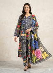 Bin Saeed Stitched 3 Piece Lawn Suit 01 – Comfortable & Stylish Daily Wear for Women
