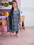 3 Piece Printed Linen sequence boring patch work - 10