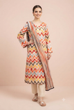 Miraal - Premium Printed Lawn 3-Piece Suit (Design #01)