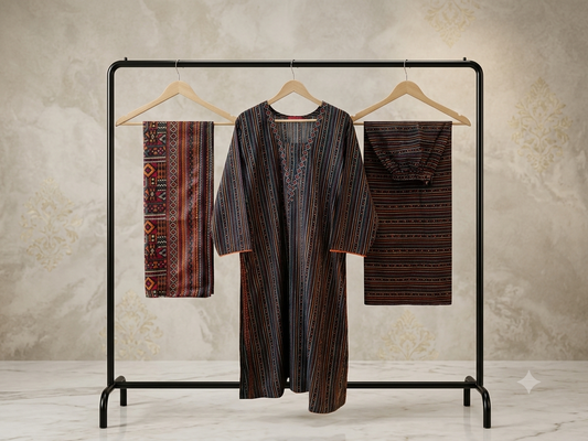 Digital Printed Ready To Wear 3PC Lawn Airline Long Shirt | AL-07
