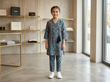 Bin Saeed Girls Printed 2 Piece Stitched Frock Suit | Sizes 6-14 years