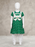 Girls 2 Piece Stitched Frock for 14 August | Sizes 24-34 years