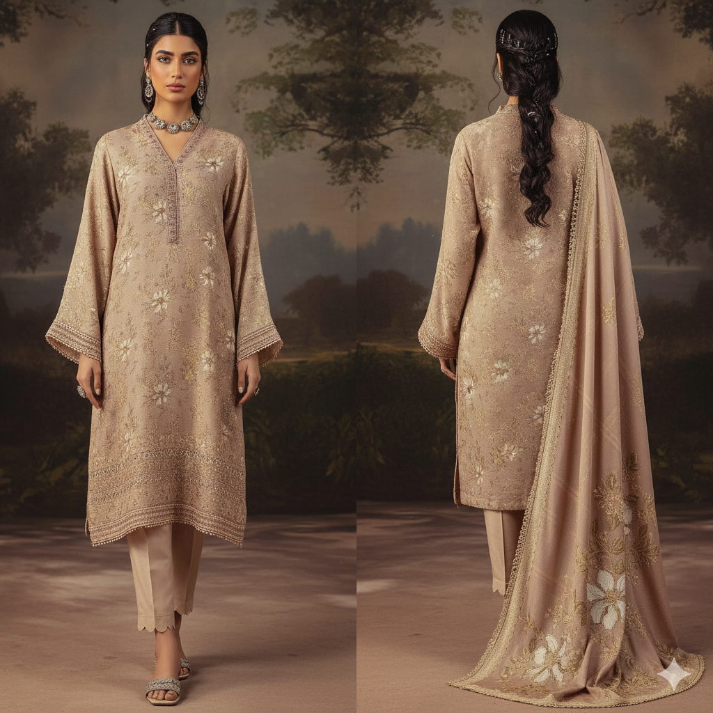 🌸 NEELAM Self Jacquard Printed - NL-09 🌸