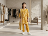 Muznah Girls Printed 3 Piece Stitched Suit | Sizes 6-14 years