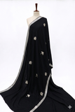 Premium Embroidered Lawn Shawl – Elegant Soft Fabric with Fancy Border