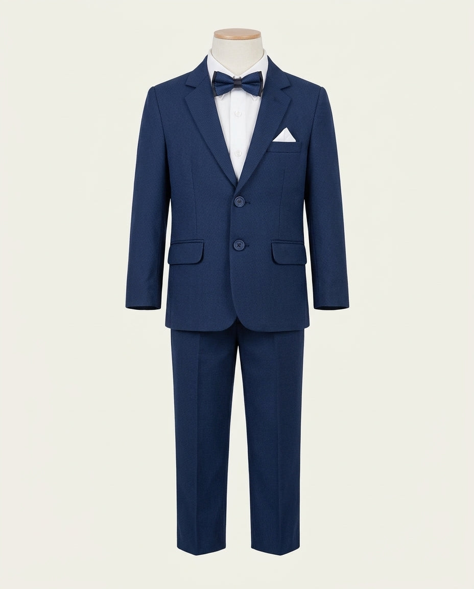 Premium Kids Wedding & Party Wear Formal 3-Piece Pant Coat Suit Set | Size (16 to 24) PC - 05
