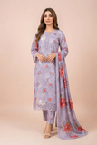 Maria.B Butterfly - Printed Lawn 3-Piece Unstitched Suit with Full Sequence Chickenkari Embroidery