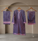 Bin Saeed Stitched 3 Piece Lawn Suit 56