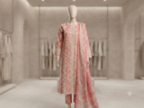 Muznah Printed Lawn Frock Premium Wear | F-27