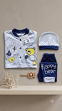 Adorable Newborn Soft Knit 3-Piece Outfit (N#10)
