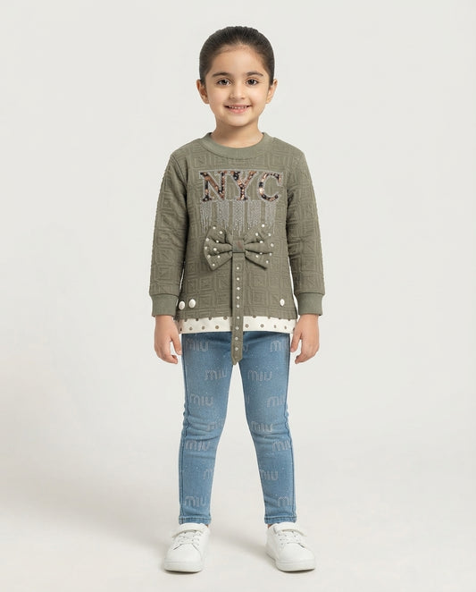 Premium Girls Winter Outfit | G-77 (size 18 to 22)