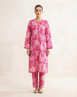 2-Piece Printed Stitched Khaddar Suit k-11