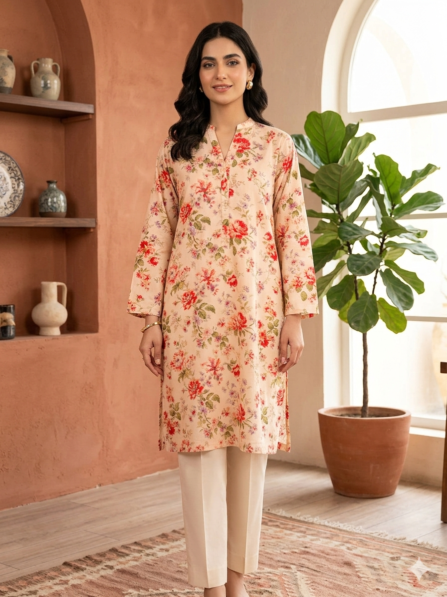 Zellbury Lawn Ready to Wear Shirt 1Pc | S,M,L
